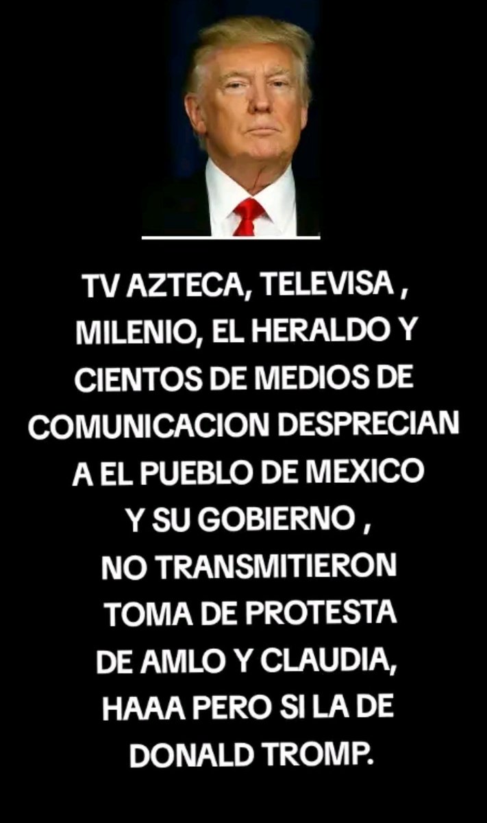 GonzlezRa12's tweet photo. Los medios, enemigos del pueblo. 

Somos millones con nuestra #PresidentaClaudiaSheinbaum https://t.co/GSeJQ2awfN