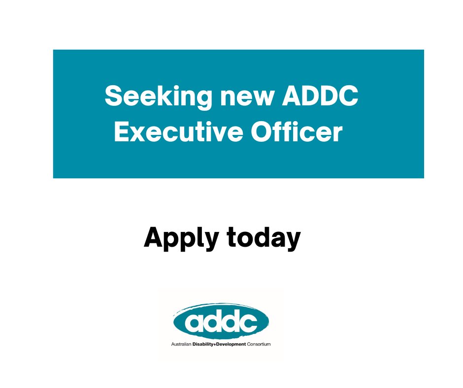 Exciting vacancy! ADDC is looking for an Executive Officer to run our secretariat by leading &amp; providing strategic direction for our network, in consultation with Executive Committee &amp; members. Apply now - bit.ly/4jnlp2W