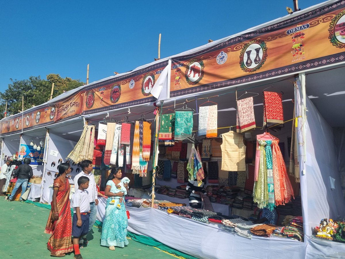OrmasSambalpur's tweet photo. Glimpses of Mini Pallishree during Makar Festival at Bamra from 14th to 21st Jan' 2025
#PallishreeMela #bamra #ruralwomen #ruralproducts https://t.co/VaWulSFq7U