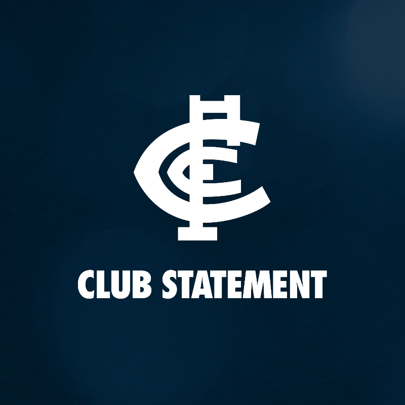 CarltonFC's tweet photo. The Club today confirms that after 12 years serving as a Director, including three as President, Luke Sayers has today informed the Board that he will step down from his role as President, effective immediately.