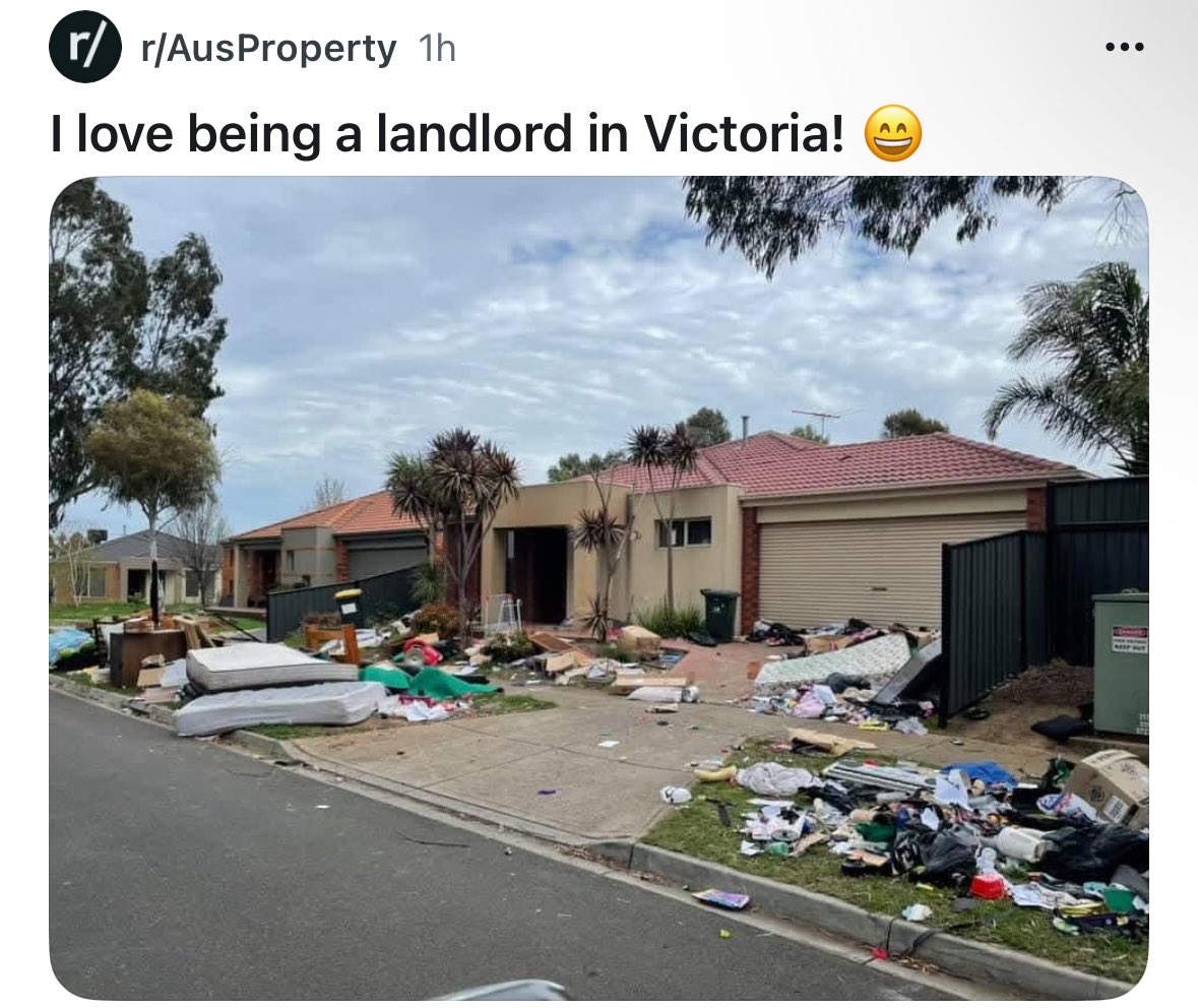 JesseCollinsBTC's tweet photo. LOL The great Australian Dream.

This landlord should have bought #Bitcoin https://t.co/lvBBe8otQo