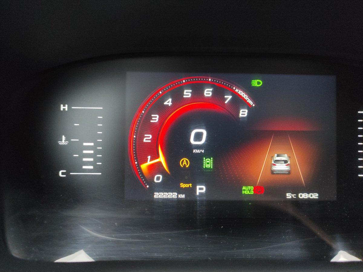 Аккурат к приезду на работу, получил двойки по пробегу.