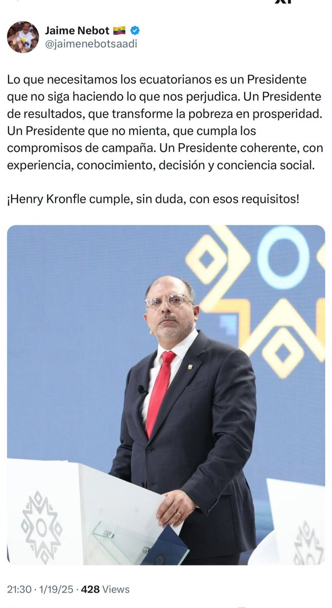 Mauricio Cajamarca tweet media
