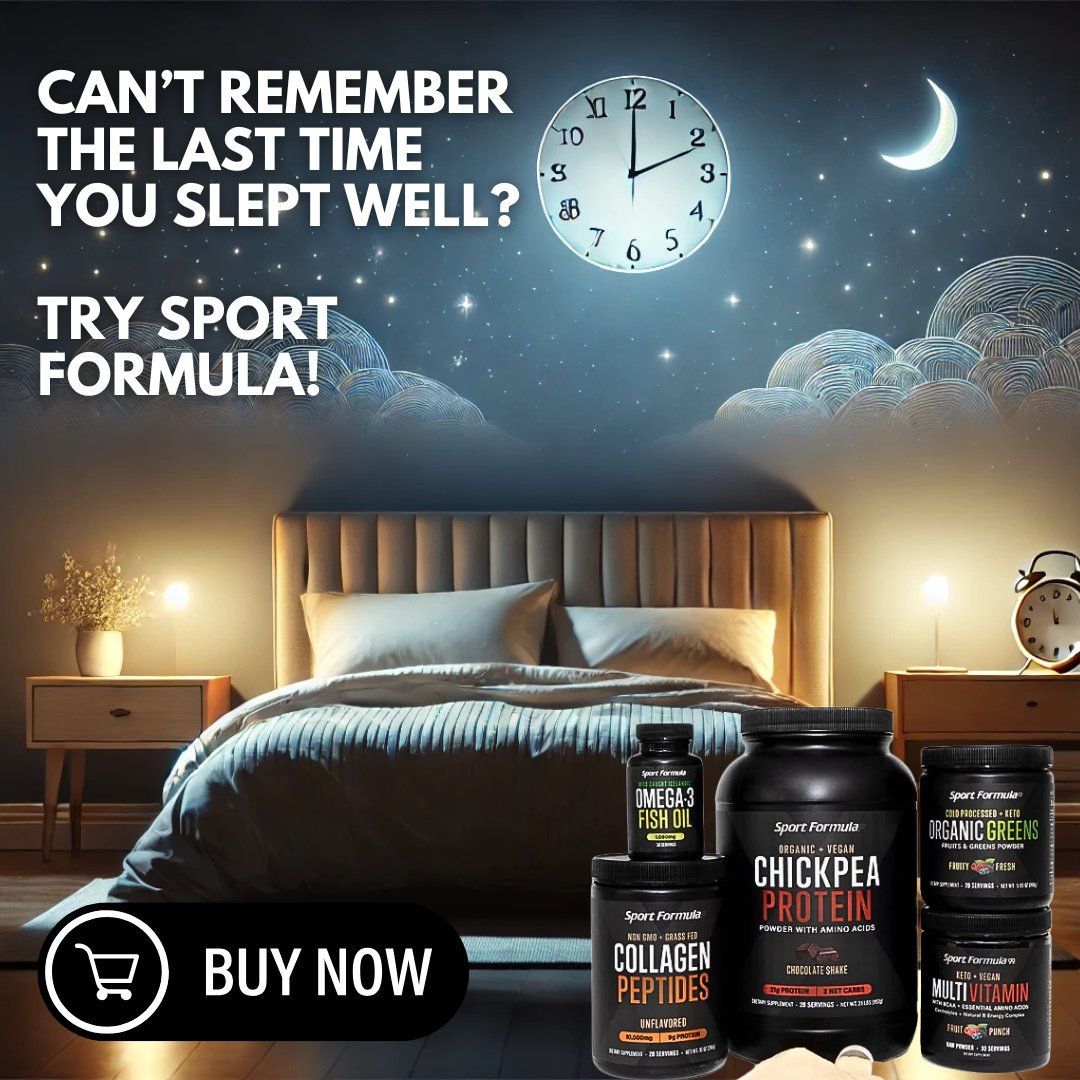 SportFormula99's tweet photo. Struggling to unwind at night?

A restless mind and body can make it hard to get the sleep you deserve. Create better habits for stress recovery and rest with the right support.

Your journey to better nights starts with smarter choices. Try Sport Formula today! https://t.co/fRmzqKudzp