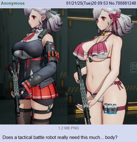 [閒聊] 有時候會想...戰術人形需要這樣的身體嗎