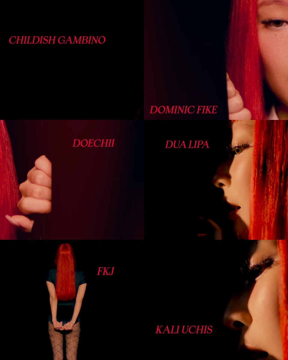 kchartsmaster's tweet photo. JENNIE announces featuring artists on her first solo album ‘Ruby’:

Childish Gambino
Dominic Fike
Doechii
Dua Lipa
FKJ
Kali Uchis https://t.co/LNqBNJmvYl