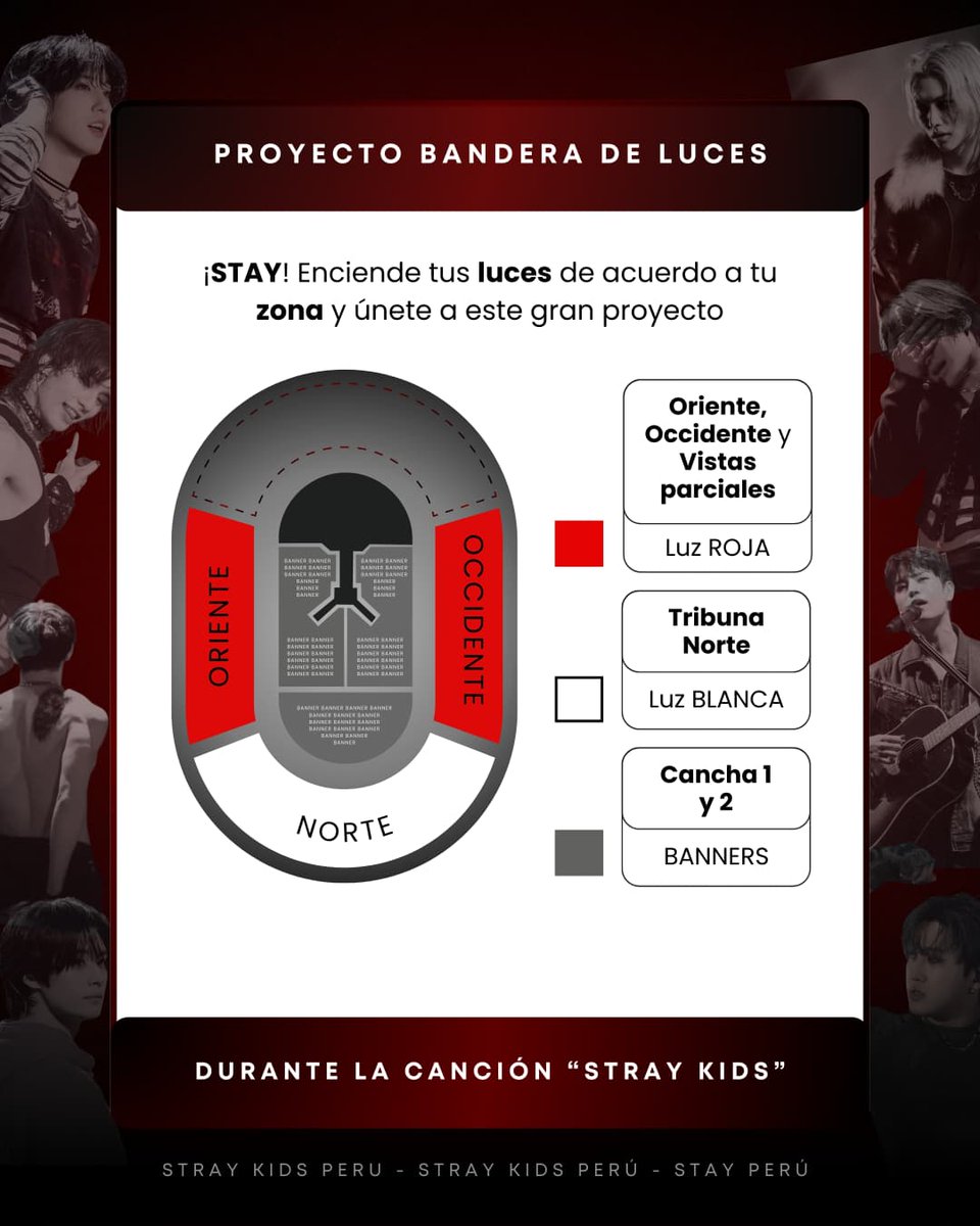 StrayKidsPeru_'s tweet photo. 【PROYECTO BANDERA 🇵🇪】
Stay Anunciamos el 1er proyecto para el concierto de Stray Kids en Perú🇵🇪🎉

Únete para lograr que este 9 de Abril el Estadio San Marcos se ilumine de rojo y blanco❤️🤍
(+)
Atte.Unión de fanbases y páginas de Stray Kids en Perú 
#StrayKids
#dominATE_LIMA https://t.co/PhoYvQPdsC