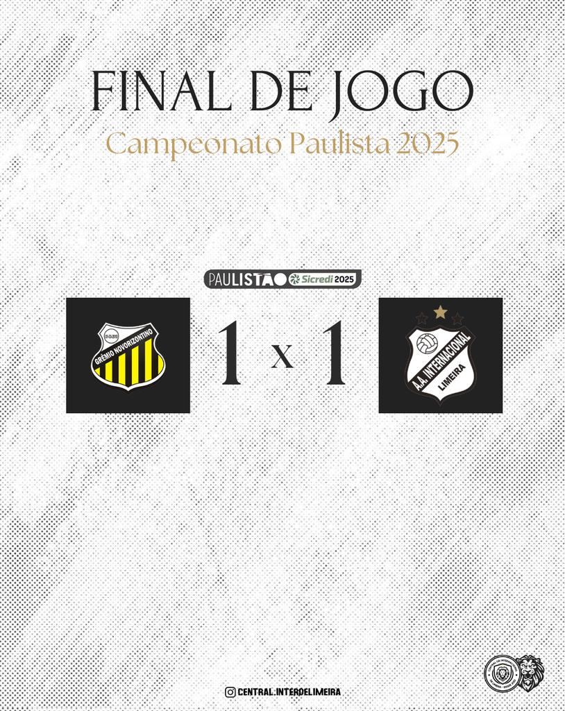 central_ITL's tweet photo. FINAL DE JOGO!

GNV 1x1 INT

⚽ Alex Sandro 

A Inter retorna a campo no próximo sábado (25), diante da Ponte Preta no Limeirão, às 16h

#Paulistão #InterDeLimeira https://t.co/EXXldioOOI