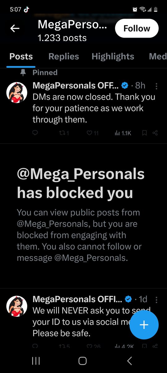 missmelanated's tweet photo. @Mega_Personals I just had to make a whole new account just to say this I'm literally just asking for help in DM like you guys suggest. IDK if it's bc I have no followers but I'm definitely a real person. This is so mean. No one even responds back to my emails. https://t.co/amNCmaAFZO