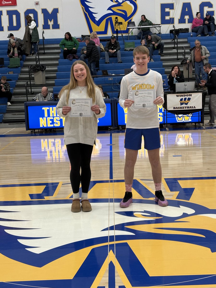 Congrats to Windom Area High School’s Triple-A Award winners Harriet Lohse and Charles Erickson
