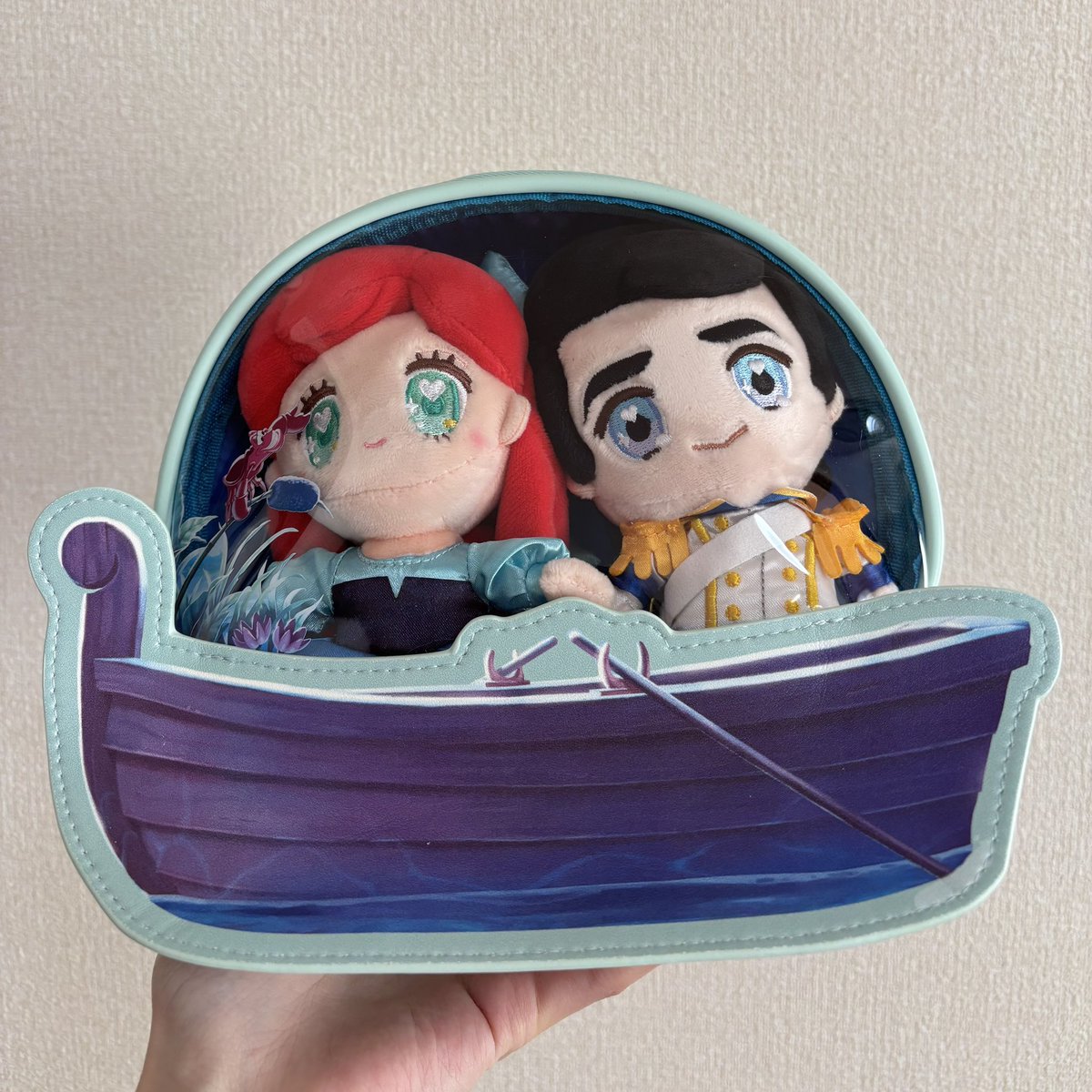 しまむらのちはるさんコラボ、推しぬいポーチ買えました‼️ ・ サイズ