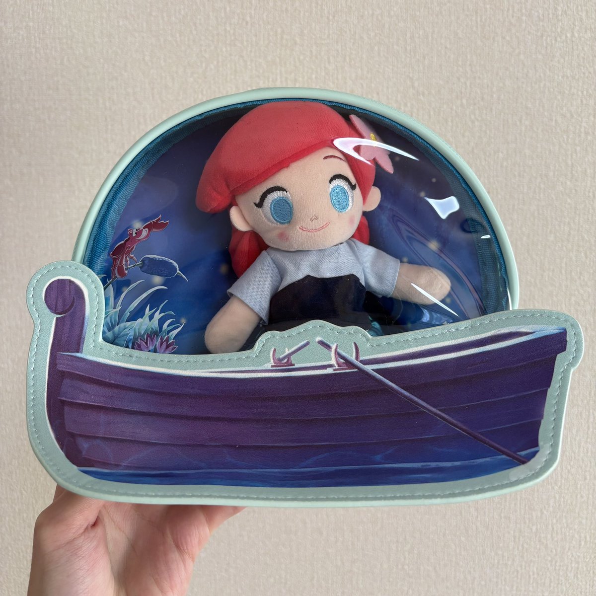 しまむらのちはるさんコラボ、推しぬいポーチ買えました‼️ ・ サイズ