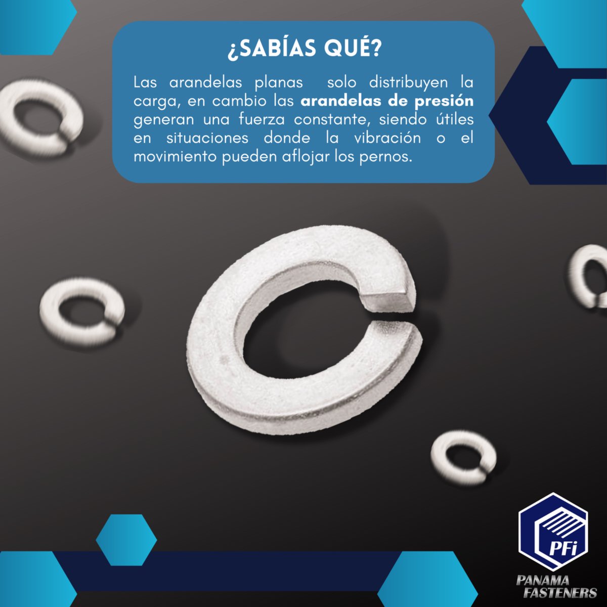 panamafasteners's tweet photo. Un pequeño componente, un gran impacto: las arandelas de presión mantienen todo en su lugar.
Contáctenos para más información✉ventas@panamafasteners.com
.
#panama #panamafasteners #tornillos #distributor #distribuidores #colonpanama #panamacolon #colonfreezone #tornilleria https://t.co/RPpP7MY3iK