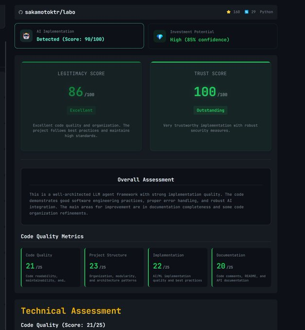 albert_guz6's tweet photo. trying this new tool to analyse the $labo repository

https://t.co/NP7Twk4cxX

HZ2woMjJot911NLJdfyUBgCmx9uQTnEq2WTCBnqvpump

if nothing else, at least I learnt a new website https://t.co/EXv7tFJRCR