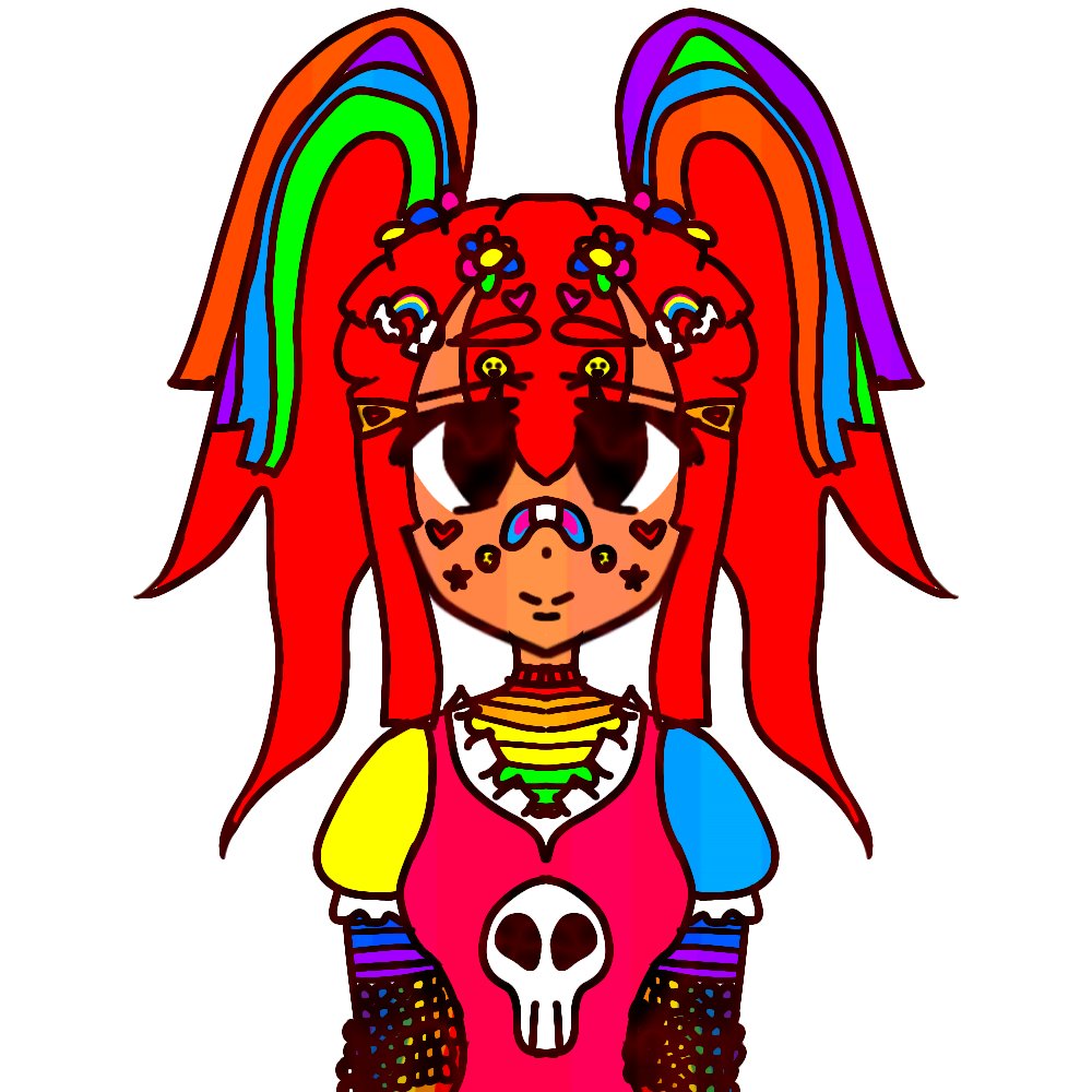 CHEEZCAKEZZ's tweet photo. drawing. my bestie said its good but i dont like how i drew her hair https://t.co/EC0llNFrJB