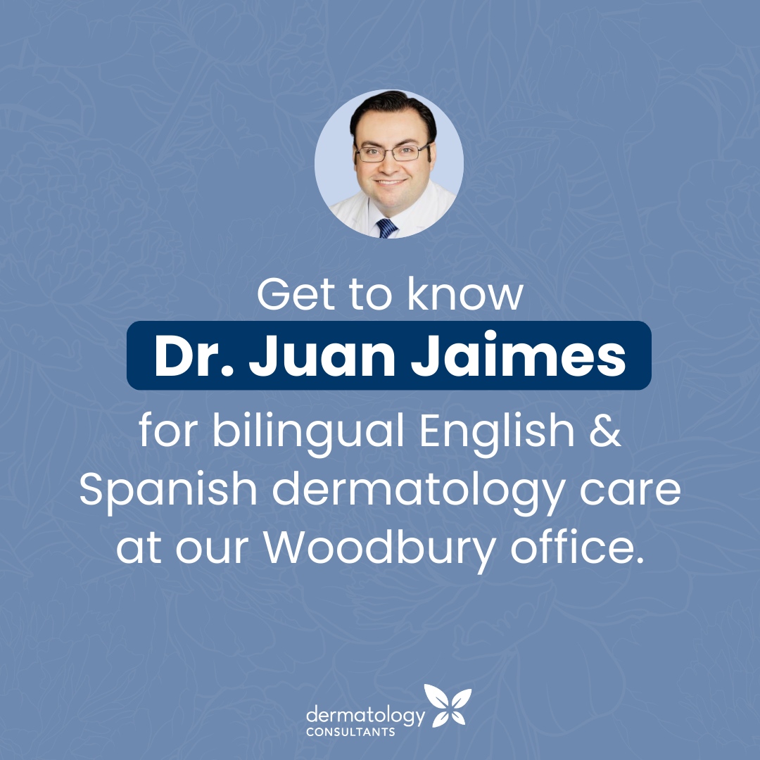 DermMN's tweet photo. Known for his world record-setting diagnostic accuracy, Dr. Juan Jaimes combines general dermatology and dermatologic surgery expertise at our Woodbury office. 

Bilingual in English and Spanish, Dr. Jaimes is ready to support your skin health journey. Request your appointment... https://t.co/J8hZgE9uMm