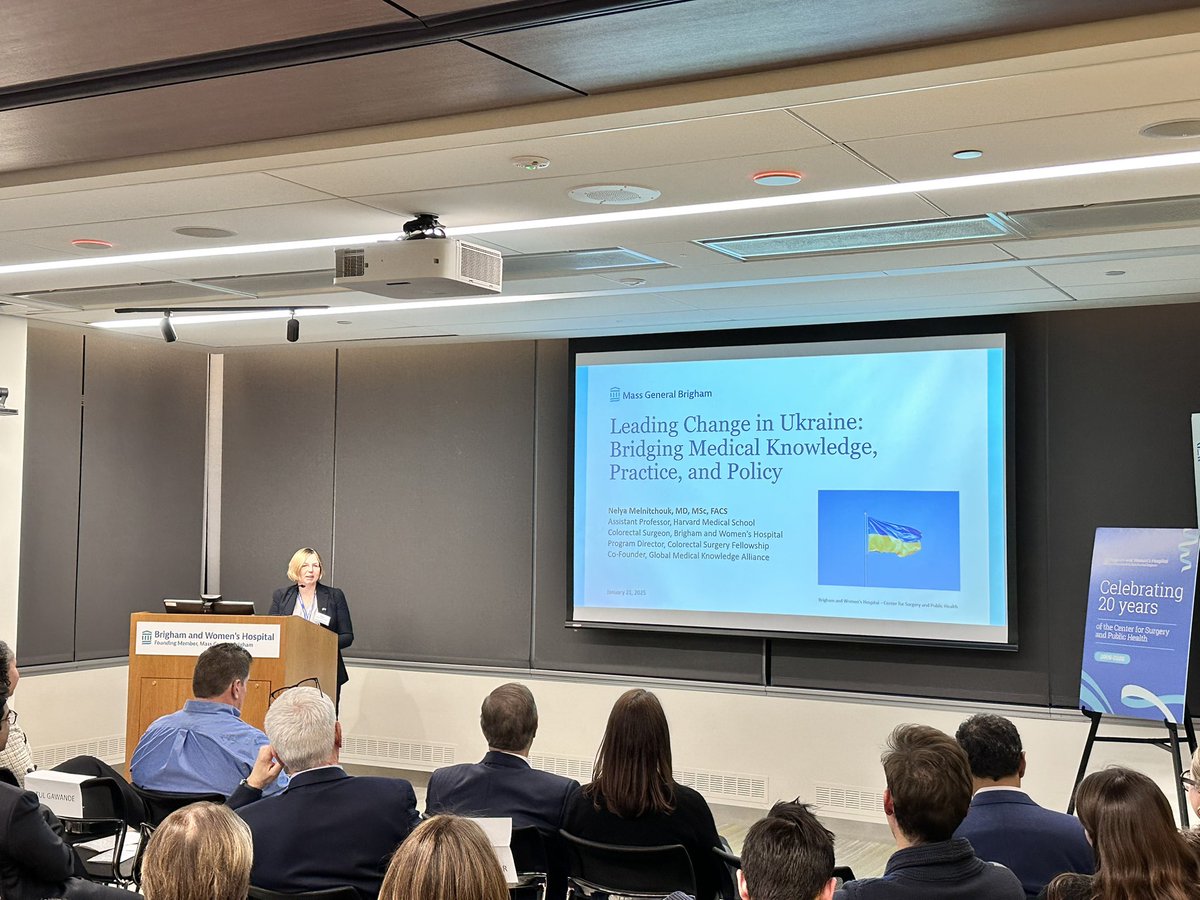 Ali Dzhemiliev, MD 🇺🇦 (@alidzhemiliev) on Twitter photo Impressive talk by <a href="/NelyaMel/">Nelya Melnitchouk MD 🇺🇦🌻🇺🇦🌻</a> at today’s 20th-anniversary of the <a href="/CSPH_BWH/">CSPH</a> . Her and her team’s initiatives to transform Ukrainian healthcare are both impactful and visionary.
Thank you, for allowing me to be a part of this meaningful movement. 🇺🇦🇺🇸
<a href="/gmka_org/">Global Medical Knowledge Alliance</a> <a href="/BrighamSurgery/">Brigham and Women’s Department of Surgery</a> Impressive talk by <a href="/NelyaMel/">Nelya Melnitchouk MD 🇺🇦🌻🇺🇦🌻</a> at today’s 20th-anniversary of the <a href="/CSPH_BWH/">CSPH</a> . Her and her team’s initiatives to transform Ukrainian healthcare are both impactful and visionary.
Thank you, for allowing me to be a part of this meaningful movement. 🇺🇦🇺🇸
<a href="/gmka_org/">Global Medical Knowledge Alliance</a> <a href="/BrighamSurgery/">Brigham and Women’s Department of Surgery</a>