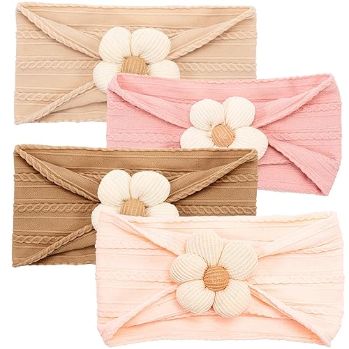I just received 4 PCS Baby Headbands,Baby Girl Headbands,Cute Baby flower Headband,Soft Elastic Baby Bows,Baby Girl Gift,Newborn Headbands for Baby Girl Bows (Coffee + Beige + Pink + Light P from Anonymous via Throne. Thank you! throne.com/trashella #Wishlist #Throne