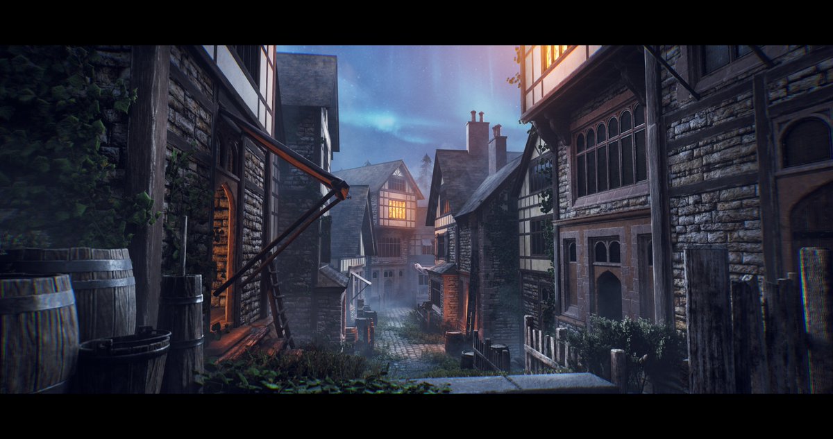 Finally downloaded UE 5.5 and having fun sketching with a frankly gluttonous amount of lights

All dynamic real-time with megalights and lumen

#UE5