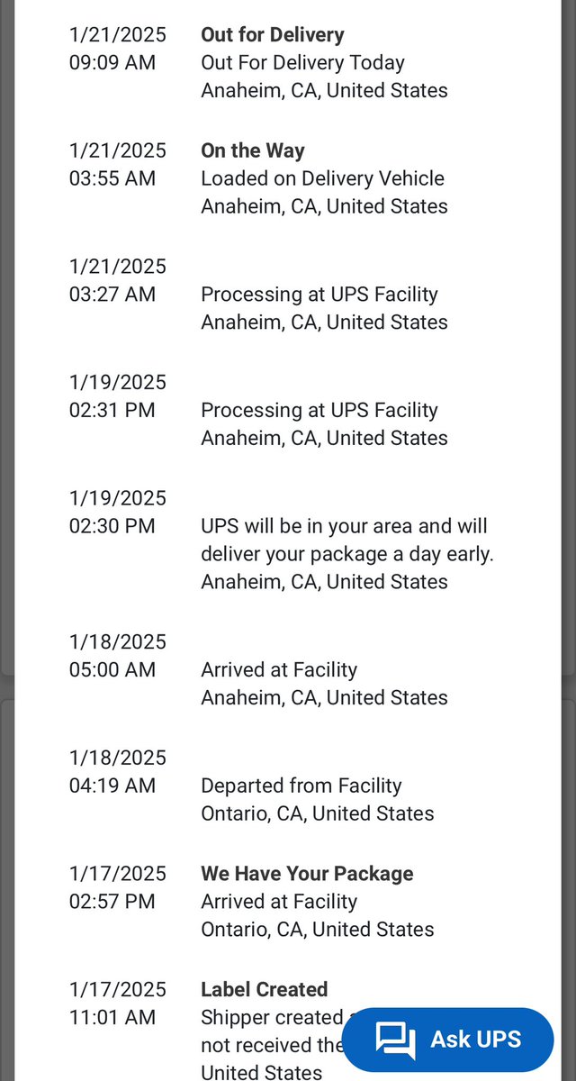 mattpopow's tweet photo. It really grinds my gears how @UPS will delay a delivery if there’s another inbound package arriving in the next day or two so they only have to make one trip.  I’ve had it happen multiple times, “Your package is out for delivery today”*PSYCHE* Actually we’ll deliver it next week instead.  Never had this problem with FedEx.
