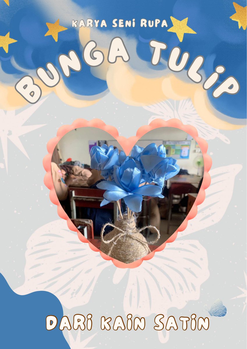 velbarrs_'s tweet photo. ✨ Karya Seni Rupa Bunga Tulip dari Kain Satin✨ https://t.co/96YIHmKAKD