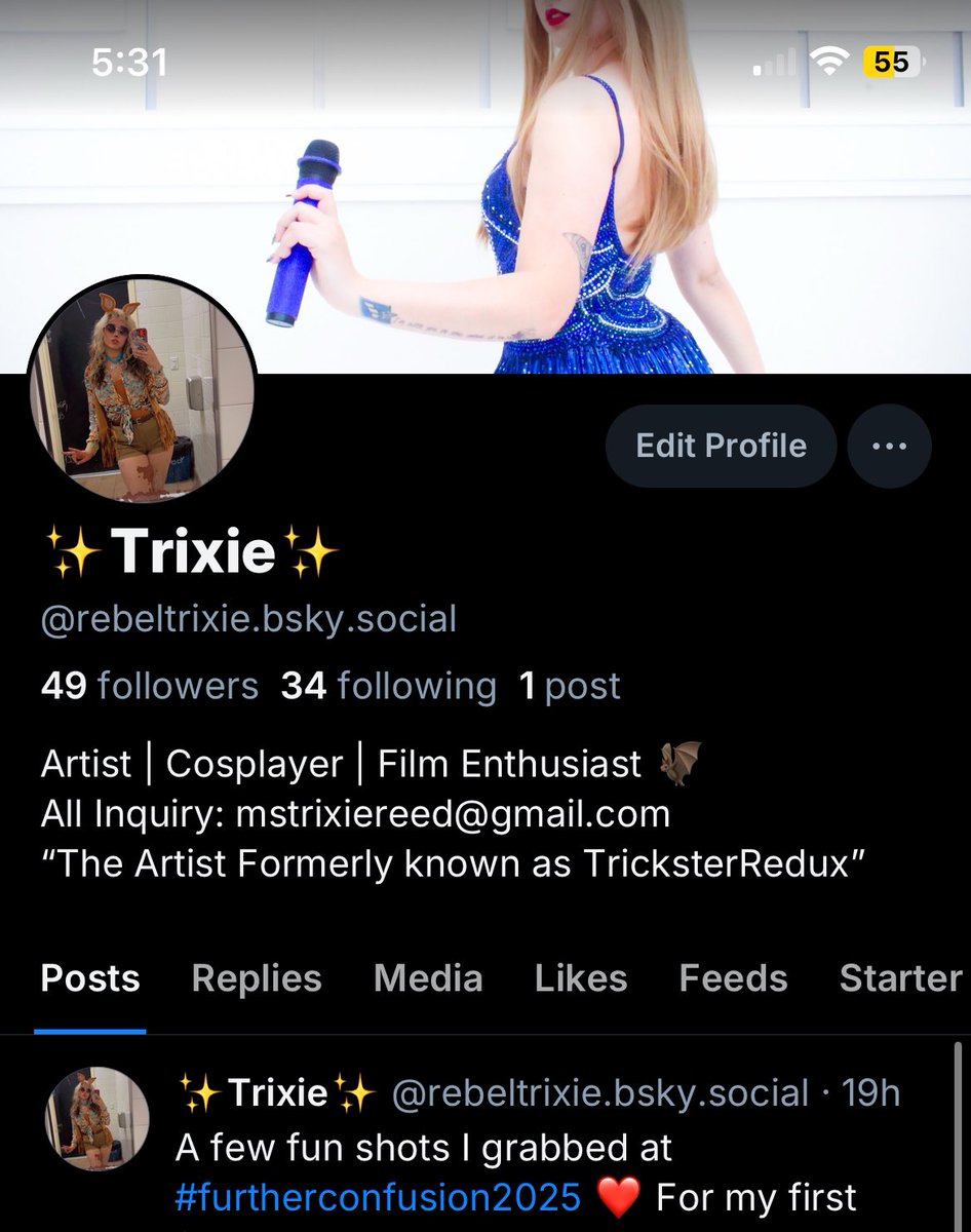 Find me on BlueSky as RebelTrixie! I’ve already started posting there that I won’t be posting here! :)
bsky.app/profile/rebelt…