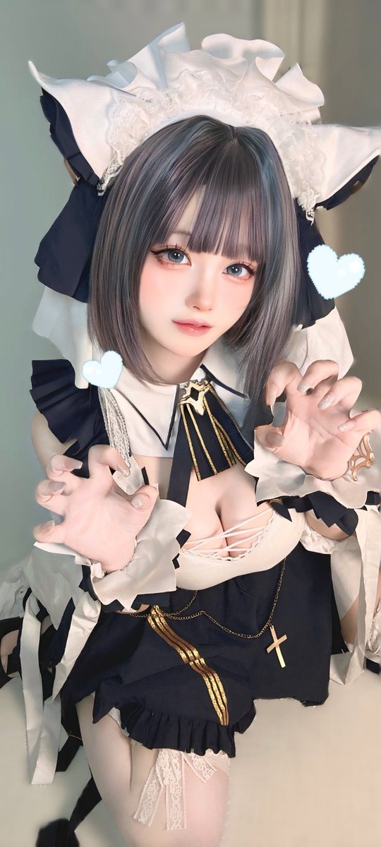 amane_hina22's tweet photo. チェシャーのこと、大事にするって言って？🩵

#チェシャー #碧蓝航线 #AzurLane #アズレン #Cosplay https://t.co/UTMqVMwY52