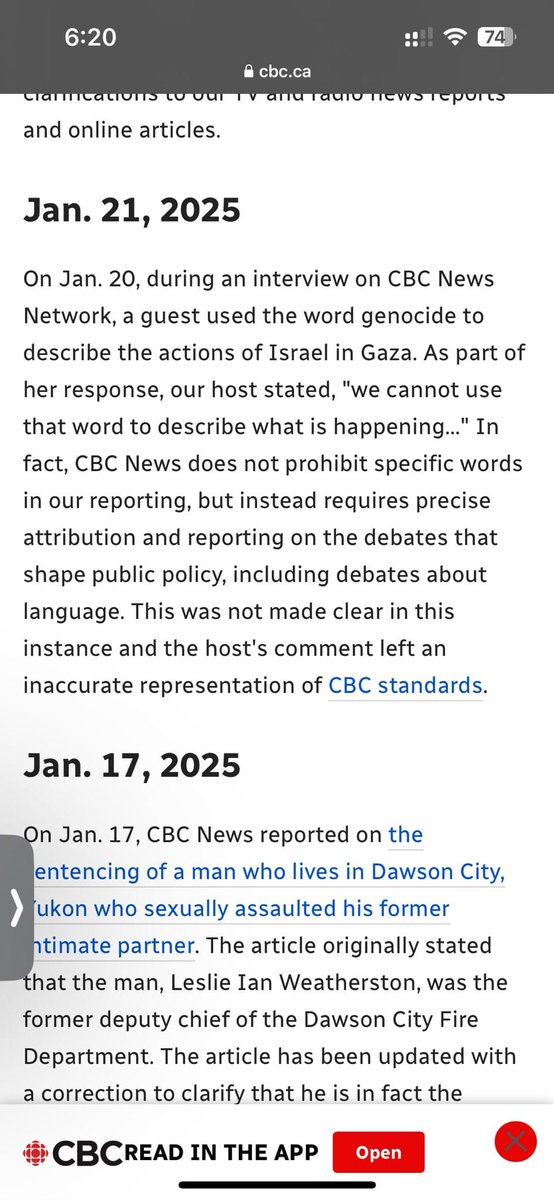 MatthewBehren11's tweet photo. Note to @NatashaFatah. Just because you disagree with a fact does not mean it cannot be said. You should apologize to someone who has lost a loved one to a genocide and read the CBC's actual guidelines which apply to you. Stop denying reality. https://t.co/Ift3qhumqf