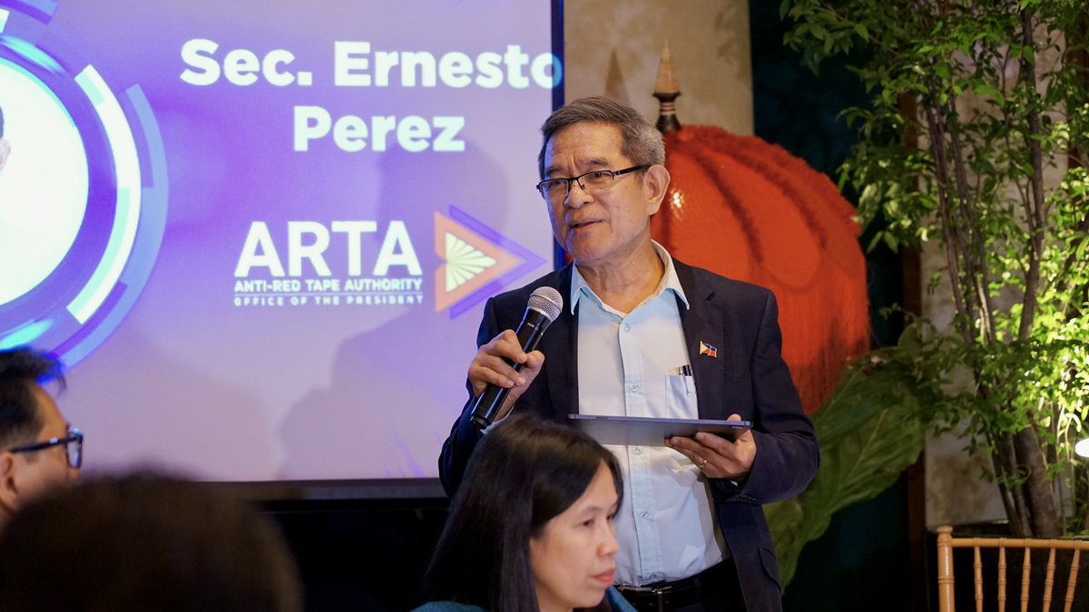 ARTAgovph's tweet photo. 22 January 2025 | On 21 January 2025, Anti-Red Tape Authority (ARTA) Secretary Ernesto V. Perez together with Department of Trade and Industry - Board of Investments (DTI-BOI) Executive Director Atty. Bobby G. Fondevilla, https://t.co/gx8xWjS093