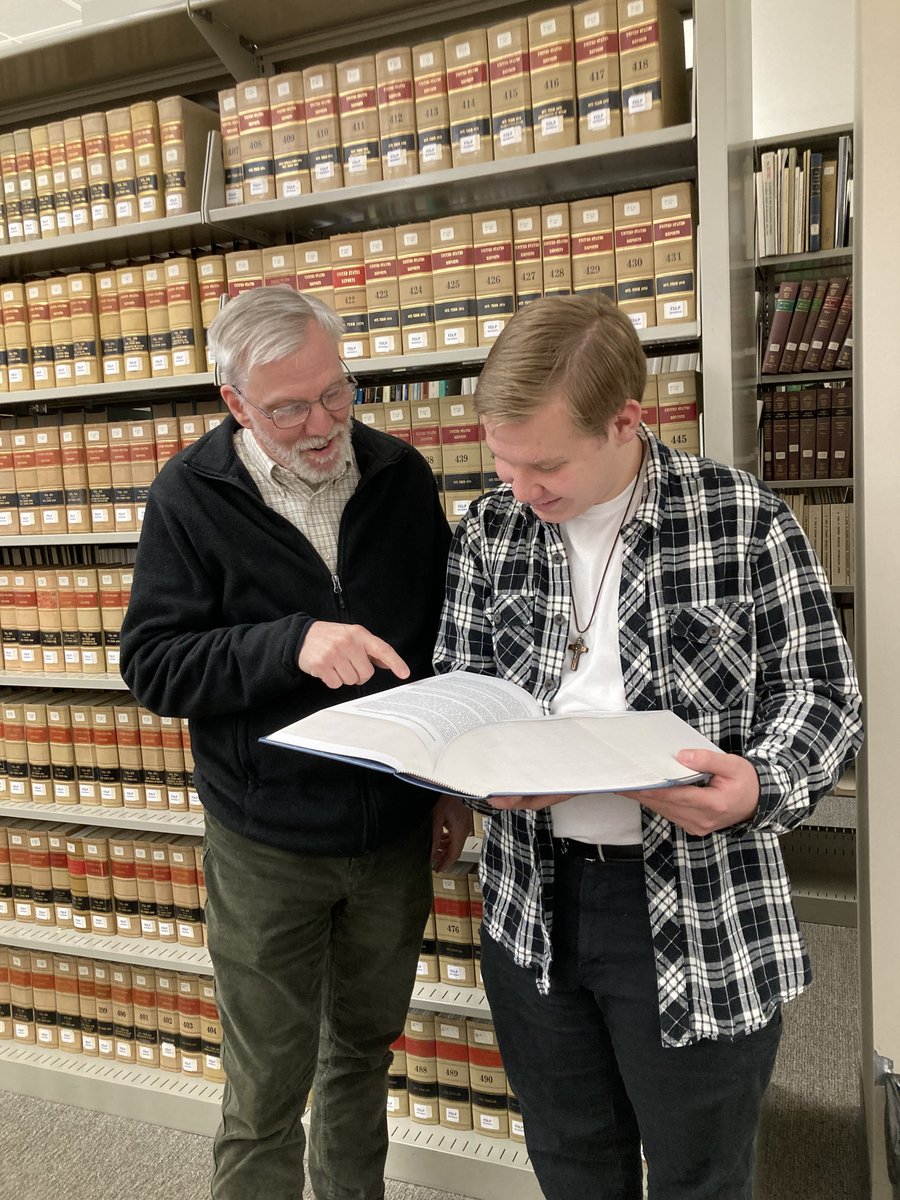 USGPO's tweet image. Steps to the perfect shelfie: 
1. Find your Government documents section 
2. Open a book
3. Snap a shelfie

Happy #LibraryShelfieDay from Trexler Library at Muhlenberg College! 

@MuhlenbergSpC #FDLP