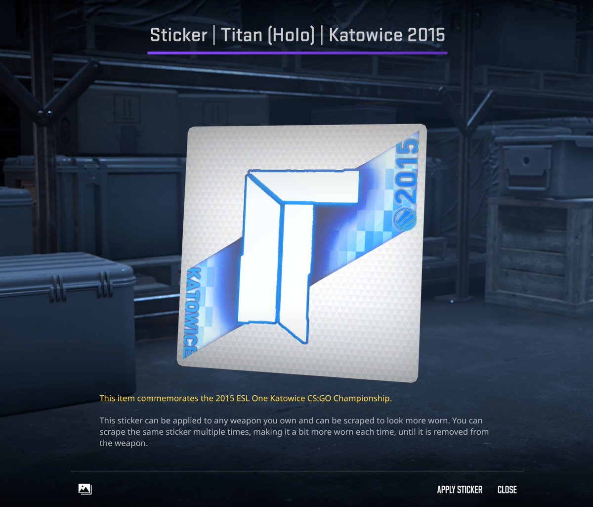 gencobraCS's tweet image. 🧊Katowice 2015 Titan Holo Giveaway🧊
Celebrating my 1,000th tweet! Thanks for joining me on my blue gem and Titan craft collecting journey. Be on the lookout for some new collection updates coming soon.
🇦🇶Like + Follow to enter
🇦🇶Winner announced on Jan 25, 2025