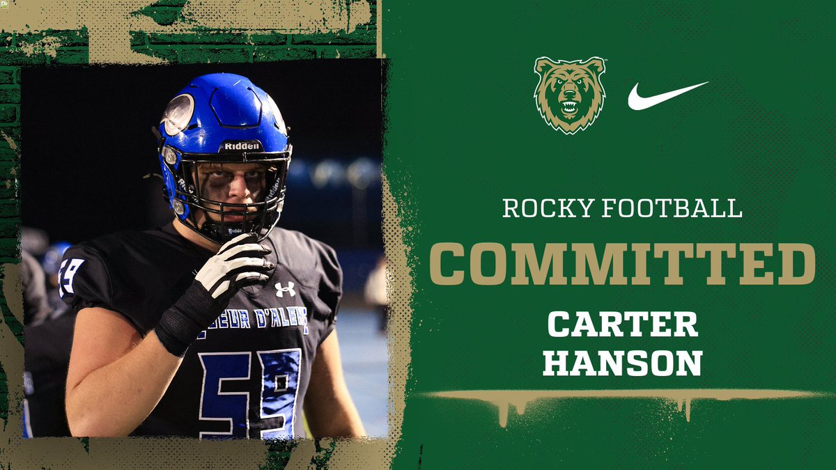 Carter Hanson (@carterhanson55) on Twitter photo COMMITTED! Thank you to all who has help me get to where I’m at! #BearRaid ‘25
<a href="/Rocky_Football/">Rocky Football</a> <a href="/Coach_Stutz/">Chris Stutzriem</a> <a href="/Coach_Melendo/">Jordan Melendo</a> <a href="/ImCoachO/">Lucas Allen Olson</a> <a href="/cdaviksfootball/">chsvikingfootball</a> <a href="/Pro_Vision_Acad/">ProVisionAcademy</a> <a href="/CoachAmos2/">Coach Amos</a> COMMITTED! Thank you to all who has help me get to where I’m at! #BearRaid ‘25
<a href="/Rocky_Football/">Rocky Football</a> <a href="/Coach_Stutz/">Chris Stutzriem</a> <a href="/Coach_Melendo/">Jordan Melendo</a> <a href="/ImCoachO/">Lucas Allen Olson</a> <a href="/cdaviksfootball/">chsvikingfootball</a> <a href="/Pro_Vision_Acad/">ProVisionAcademy</a> <a href="/CoachAmos2/">Coach Amos</a>