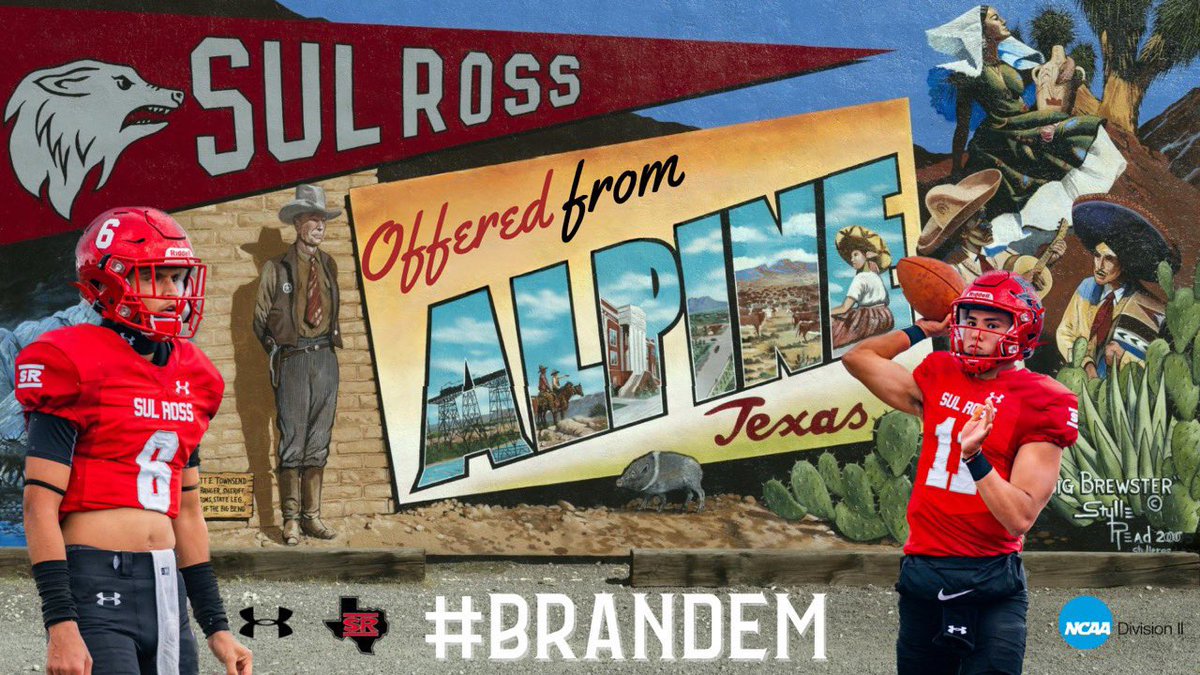 After a Great Conversation with <a href="/coach_caruthers/">Coach Caruthers</a> I am blessed to receive an offer to Sul Ross university!!
<a href="/SRSUFootball/">Sul Ross State University Football</a> <a href="/CoachMac_PHS/">Leigh McWhorter</a> <a href="/RealJesseTovar/">Jesse Tovar</a>