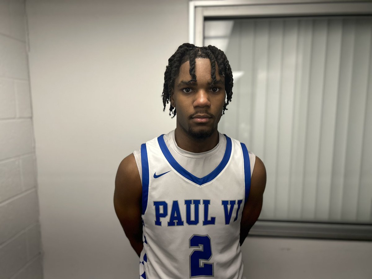 Clinton Suggs was in control of everything - win, lose, play OT

The junior guard sent Paul VI home with a huge ‘W’

Story in a bit. Stay tuned 🏀🏀