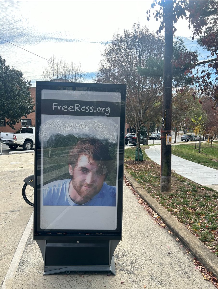 It's a good day to go rip up this poster in my neighborhood as it is no longer needed! Ross is free
