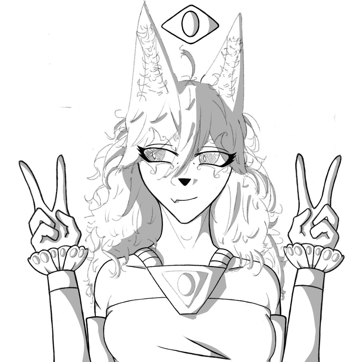 Sorry to taking so long but here they are! 
<a href="/kirbpoyo3poyo/">Kirbpoyo3 (EToH Veteran)</a> and <a href="/Vanda_Vander/">The Jackal & The Leafeon</a>  

#artmoots #moots #digitalart #ArtistOnTwitter #comic #ocartist #oc #originalcharacterart #catgirls #art