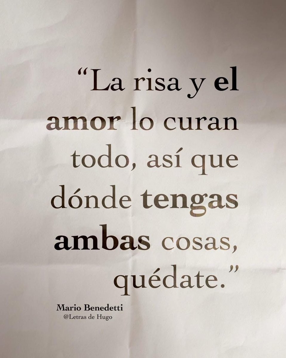 La risa y el amor…