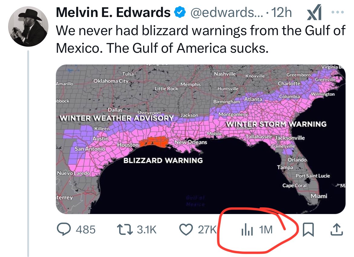 edwards21228's tweet photo. My post has gotten one-million views!

Now, if just a fraction of you will go and subscribe to my weekly podcast, we will all be much happier and better informed. 

https://t.co/sX1BZfGqt0 https://t.co/eShJXYPqpp
