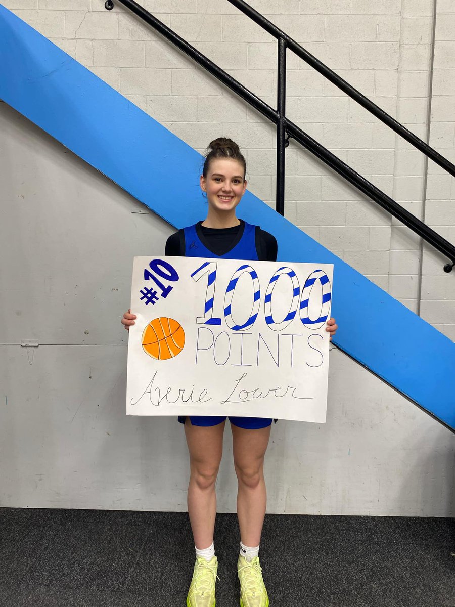 Congrats to <a href="/averie_lower/">Averie Lower</a> for scoring her 1000 point tonight! <a href="/IGHSAU/">IGHSAU</a>