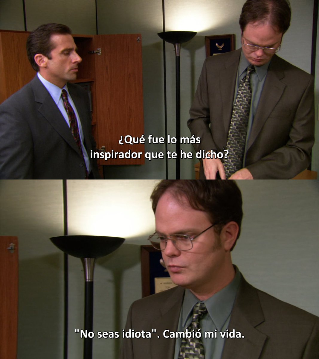 sapillopillo's tweet image. el mejor consejo te lo va a dar michael scott
