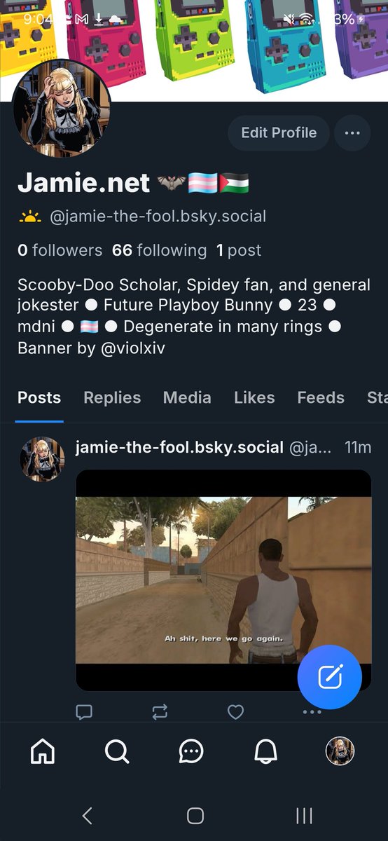 Jamie Extravaganza 🦇🏳️⚧️🇵🇸 tweet media