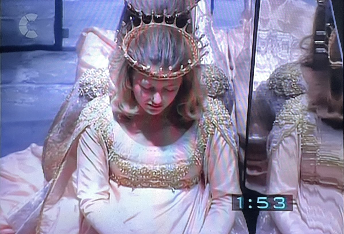 PhilNewtonE's tweet photo. Watching The Crystal Maze on #ChallengeTV & 'Kiss the Princess' game. Princesses played by
1)Karen Heyworth (Producer Malcolm's daughter) &
2)Phoebe Scholfield (ADR producer). https://t.co/Rv5ivtyBHk