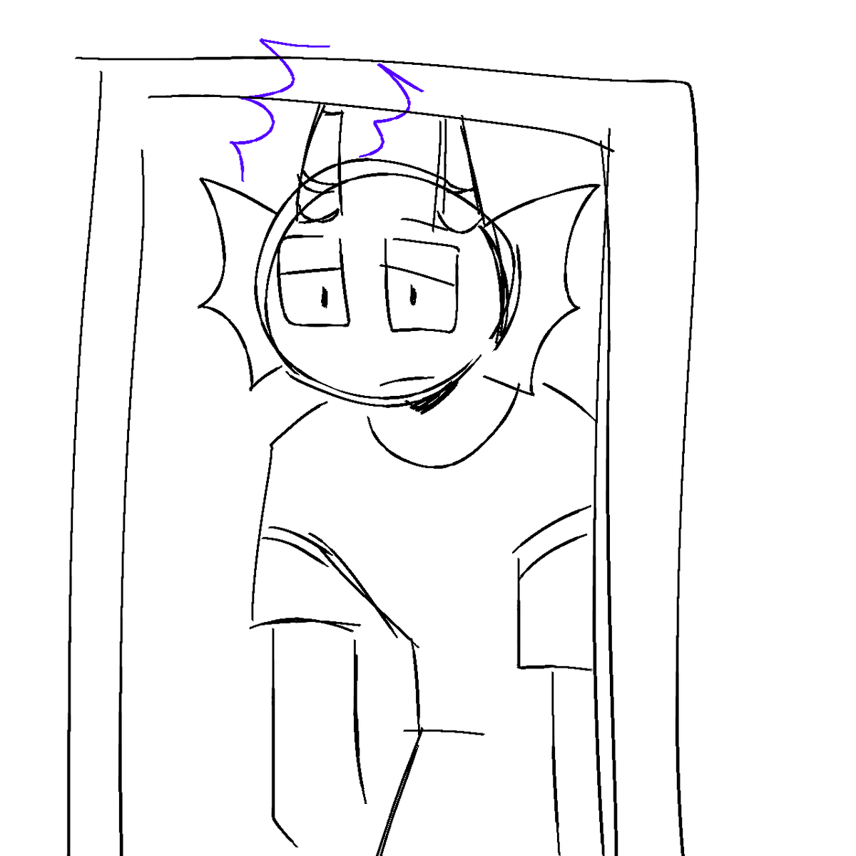 Headcanon where Durple Raddy and Grey's house (roommates) has 2 worn ...