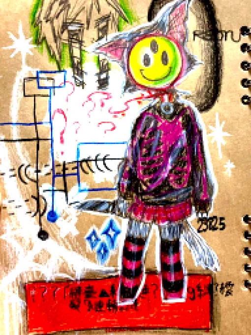 やばい曲のジャケットみたいなやつ 