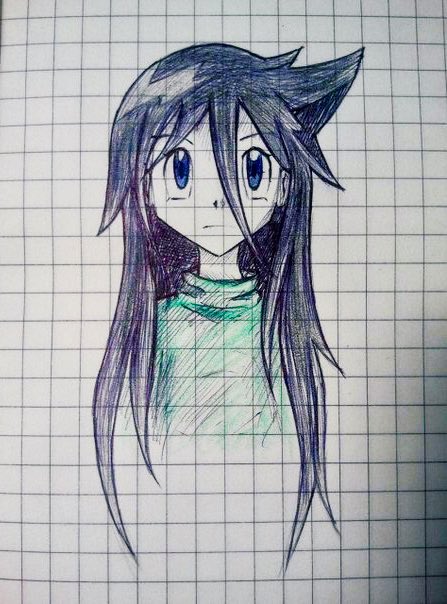 Akilvers's tweet photo. Exactly 10 years ago, Jan 21, to my own HUGE surprise, I created a character I never planned for my story up until that day…

Happy B-Day to #AimShipping daughter! 🙀💚

This is the very first CRINGY sketch I did at class back then, but I hope to present her proper art soon 🫣 https://t.co/BB5PP3L1df