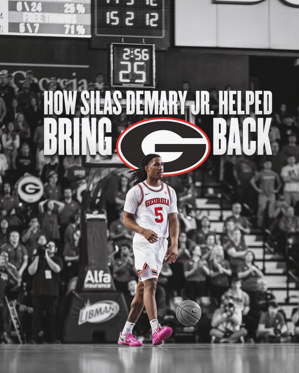 greenlightbball's tweet photo. Silas Demary Jr. chose to play the Bulldogs at the 11th hour &amp; it has turned into one of the best seasons for Georgia in their 120 year history! 🐶📈

Demary changed the culture of the Bulldogs, providing a model of excellence for them on and off the court.

Breakdown below👇🧵 https://t.co/iiAEdIFI2t