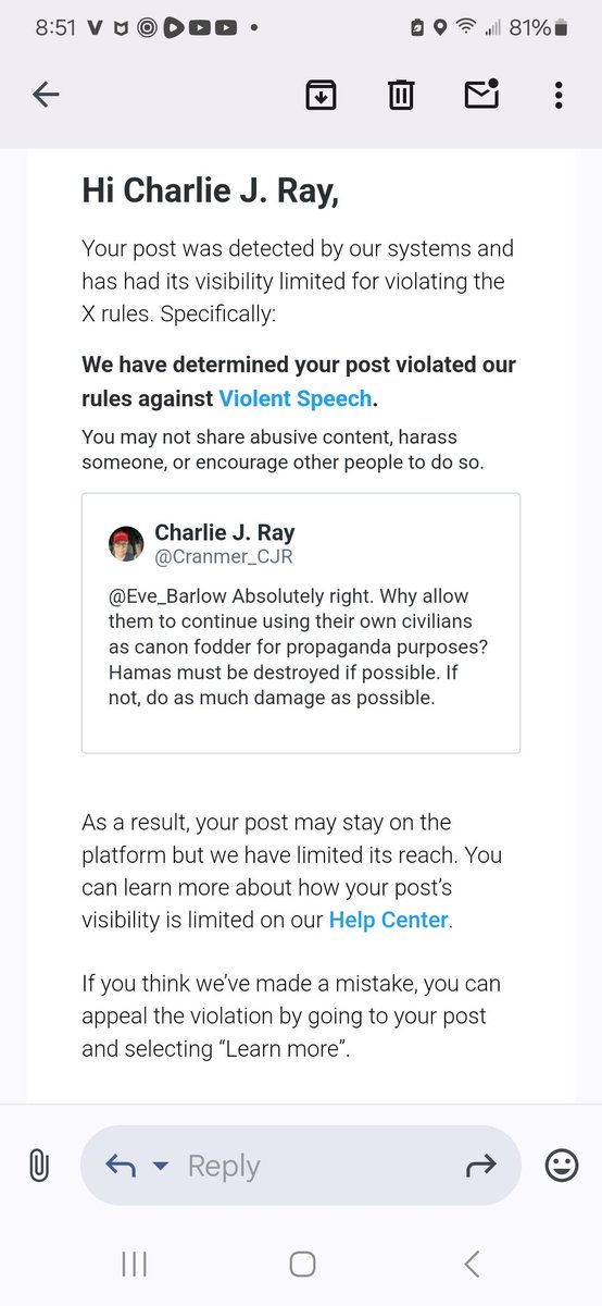 So much for free speech on X.