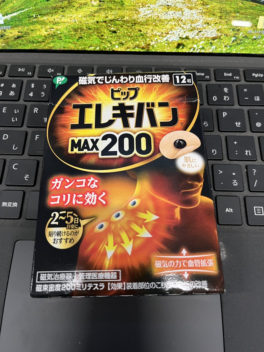 エレキバン始めました