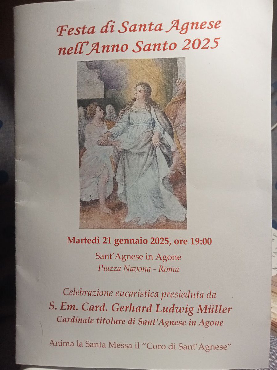 aboskovitch's tweet image. On the #January21 Feast of #SantAgnese, martyred in Rome in 305 under Emperor Diocletian’s persecution of Christians, Romans, #Giubileo2025 pilgrims, visitors &amp;amp; tourists gathered to celebrate the young woman tortured &amp;amp; martyred for her faithfulness to Jesus Christ. 🧵