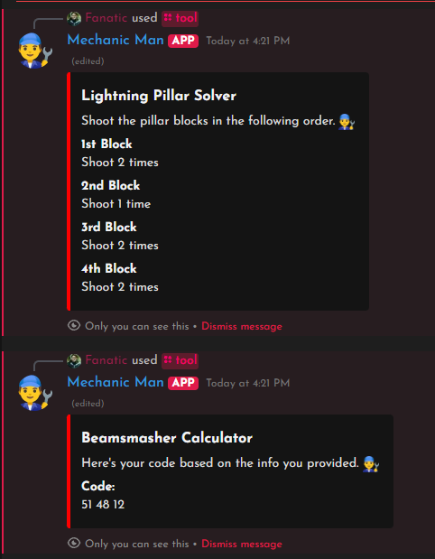 Lightning Pillar Solver &amp; Beamsmasher Calculator are now added as well
